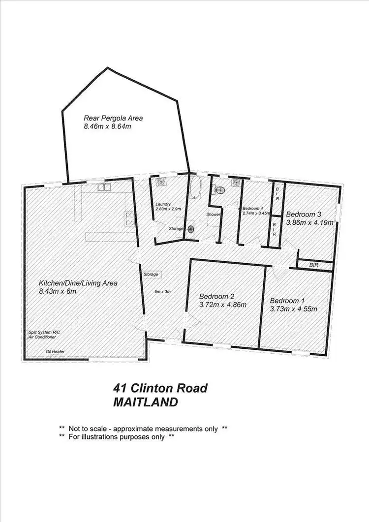 Floorplan of Homely house listing, 41 Clinton Road, Maitland SA 5573