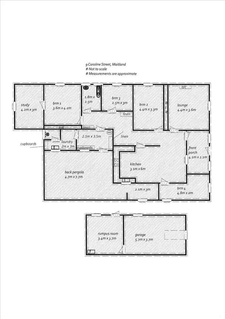 Floorplan of Homely house listing, 9 Caroline Street, Maitland SA 5573