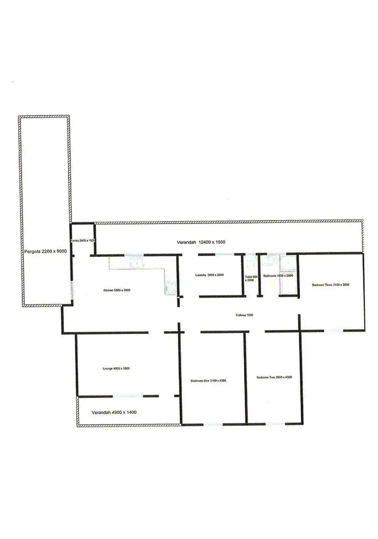 Floorplan of Homely house listing, 86 Warooka Road, Yorketown SA 5576