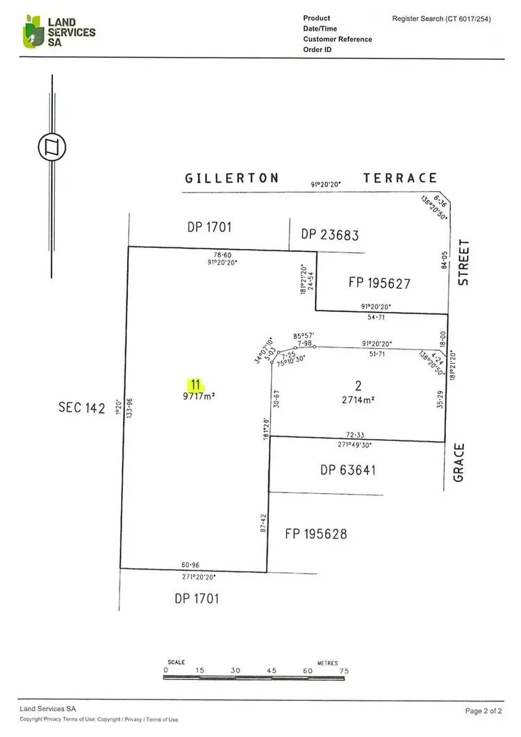 Floorplan of Homely land listing, LOT 11/11 Grace Street, Edithburgh SA 5583