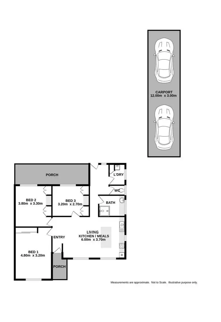Floorplan of Homely house listing, 52 Watson Street, Wodonga VIC 3690