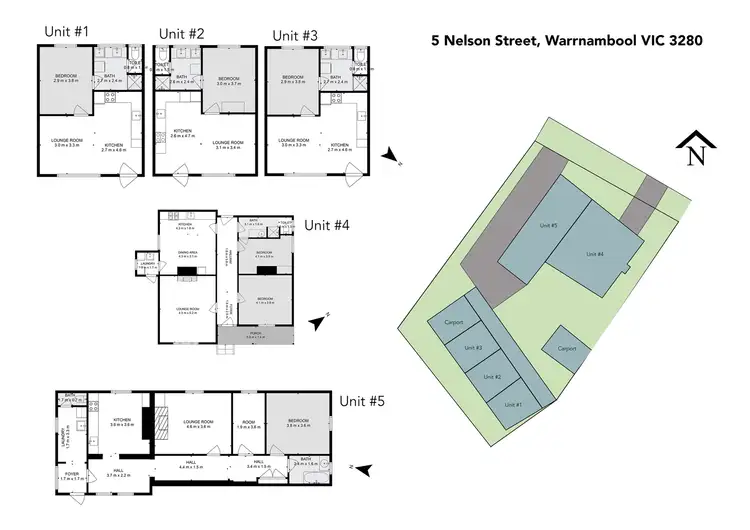Floorplan of Homely house listing, 1-5/5 Nelson Street, Warrnambool VIC 3280