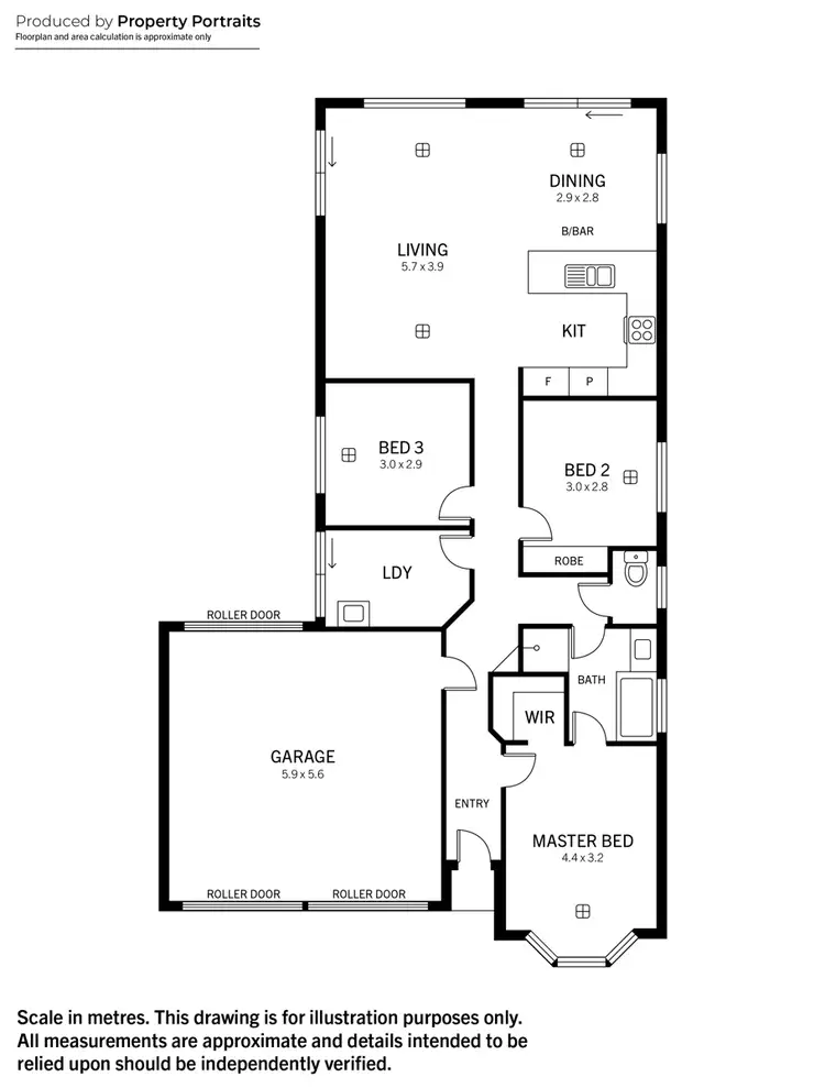 Floorplan of Homely house listing, 13 Flag Street, Seaford Meadows SA 5169