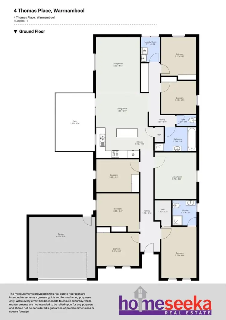 Floorplan of Homely house listing, 4 Thomas Place, Warrnambool VIC 3280