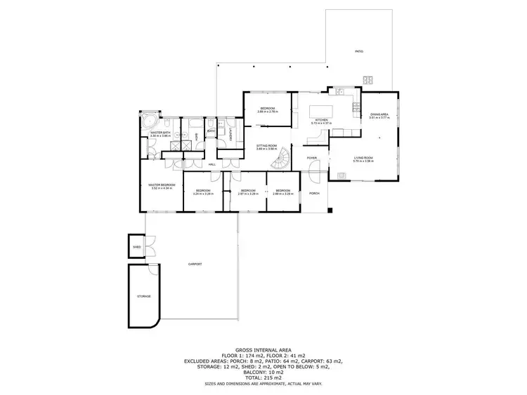 Floorplan of Homely house listing, 16 Sapphire Circuit, West Wodonga VIC 3690