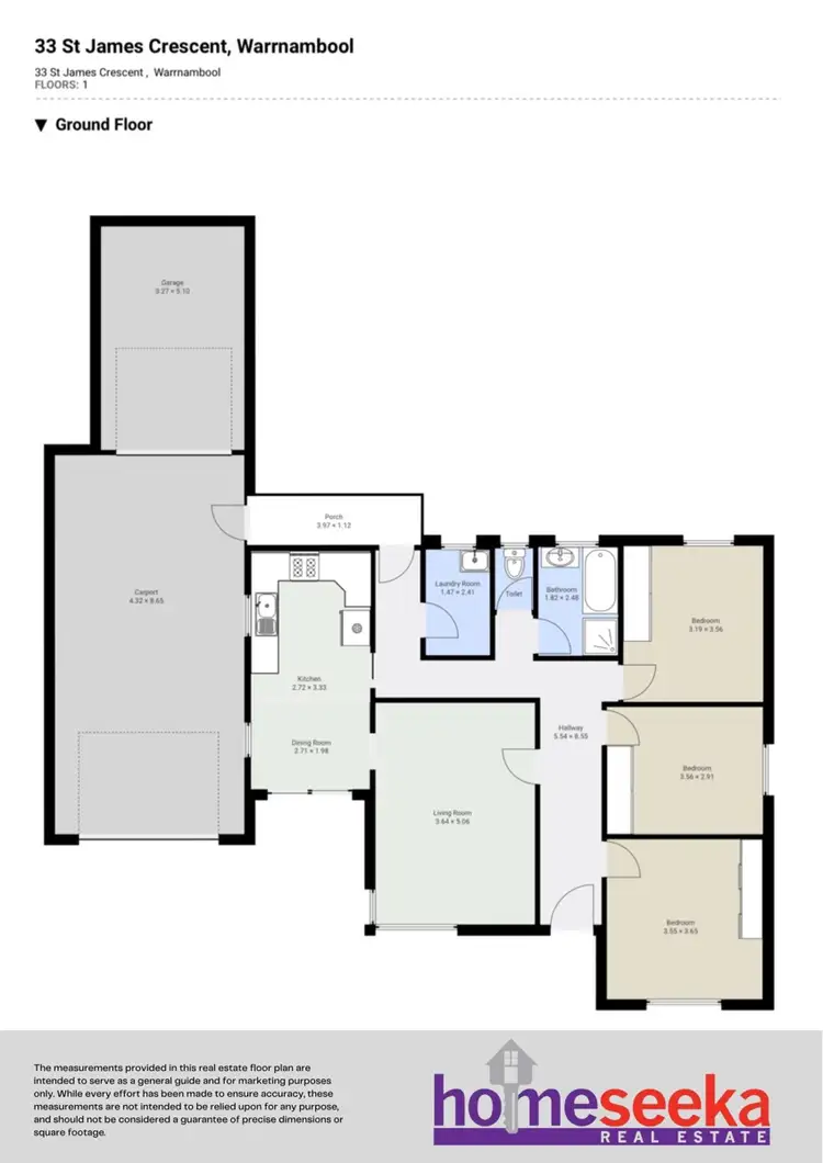 Floorplan of Homely house listing, 33 St James Crescent, Warrnambool VIC 3280