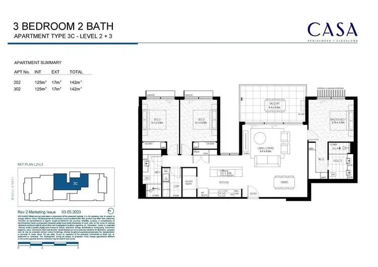 Floorplan of Homely house listing, 202/163 Middle Street, Cleveland QLD 4163
