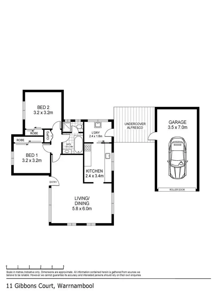 Floorplan of Homely house listing, 11 Gibbons Court, Warrnambool VIC 3280