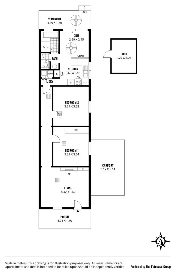 Floorplan of Homely house listing, 2/19 Albert Street, Mitcham SA 5062