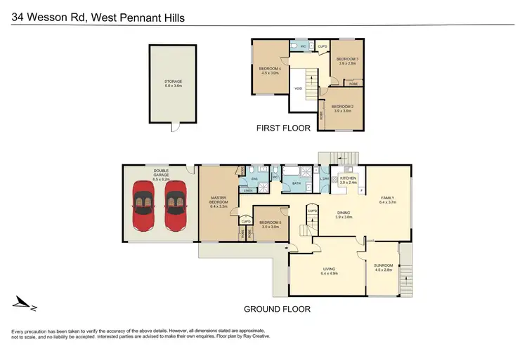 Floorplan of Homely house listing, 34 Wesson Road, West Pennant Hills NSW 2125