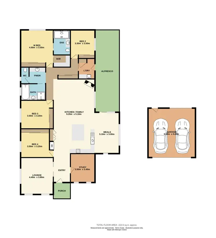 Floorplan of Homely house listing, 55 Bells Flat Road, Yackandandah VIC 3749