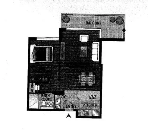 Floorplan of Homely apartment listing, 207/1 Ferntree Place, Epping NSW 2121