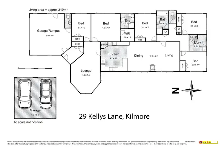 Floorplan of Homely house listing, 29 Kellys Lane, Kilmore VIC 3764