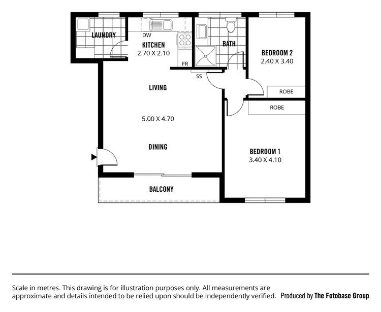 Floorplan of Homely unit listing, 4/7-9 L'Estrange Street, Glenside SA 5065