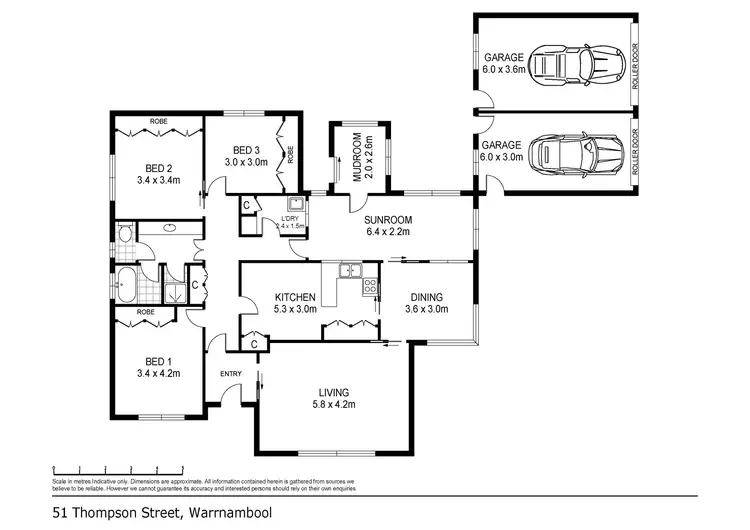 Floorplan of Homely house listing, 51 Thompson Street, Warrnambool VIC 3280