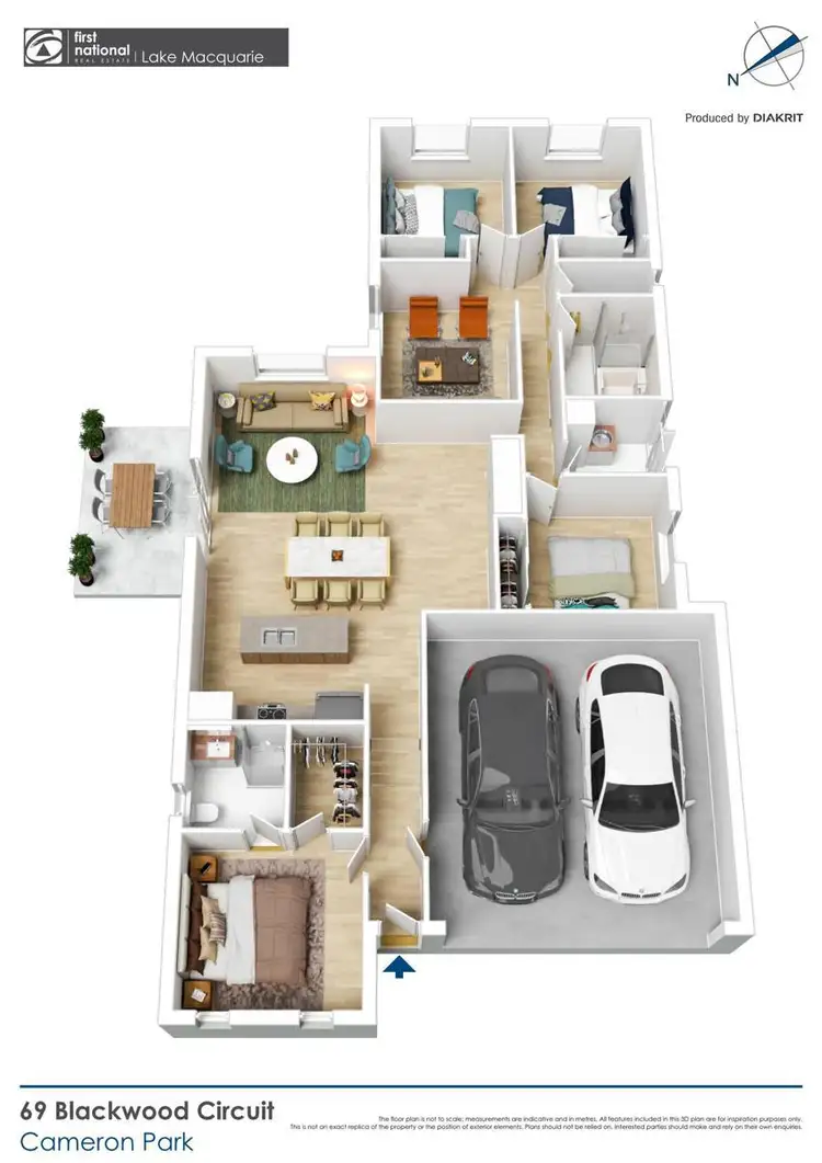 Floorplan of Homely house listing, 69 Blackwood Circuit, Cameron Park NSW 2285