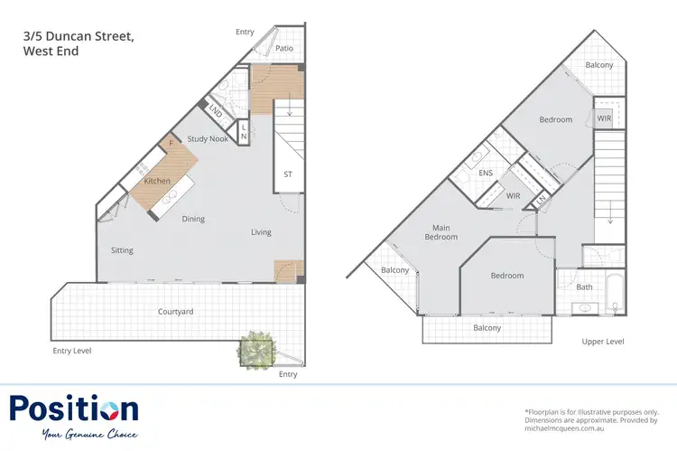 Floorplan of Homely house listing, 3/5 Duncan Street, West End QLD 4101