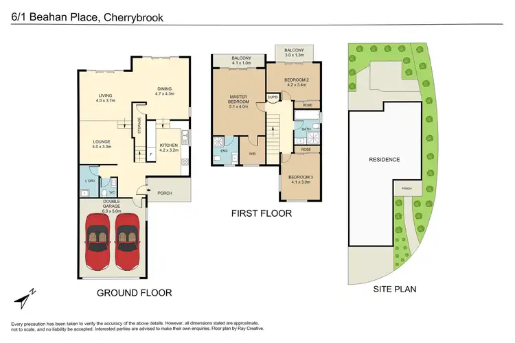 Floorplan of Homely townhouse listing, 6/1 Beahan Place, Cherrybrook NSW 2126