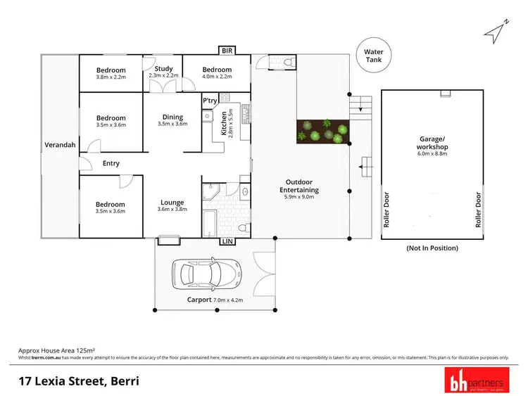 Floorplan of Homely house listing, 17 Lexia Street, Berri SA 5343