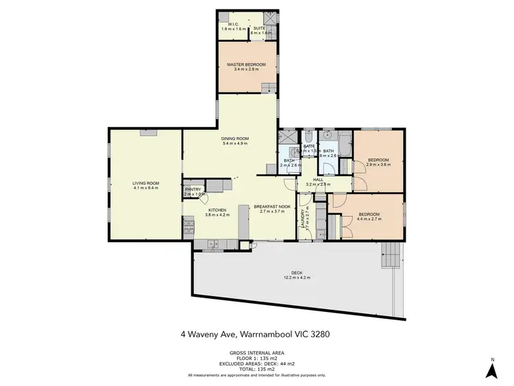 Floorplan of Homely house listing, 4 Waveny Avenue, Warrnambool VIC 3280