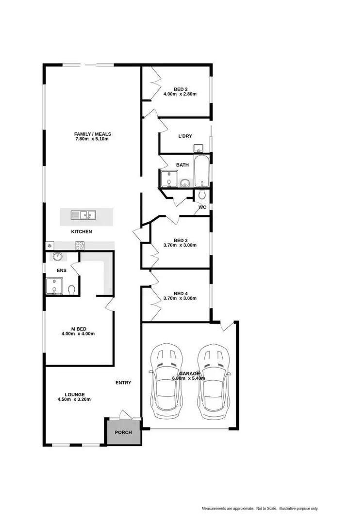 Floorplan of Homely house listing, 7 Klim Street, Killara VIC 3691