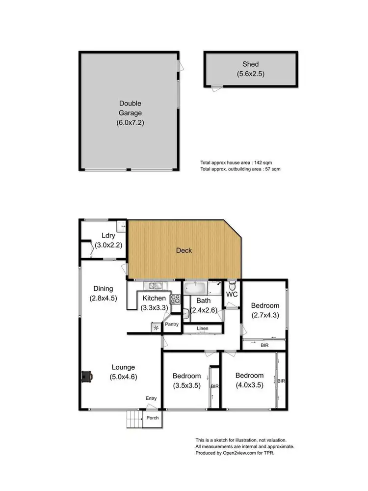 Floorplan of Homely house listing, 17 Campbell Street, Kingston TAS 7050