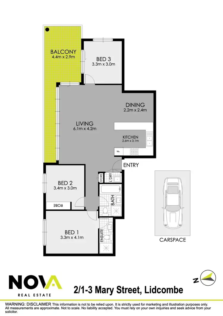 Floorplan of Homely apartment listing, 2/1-3 mary Street, Lidcombe NSW 2141