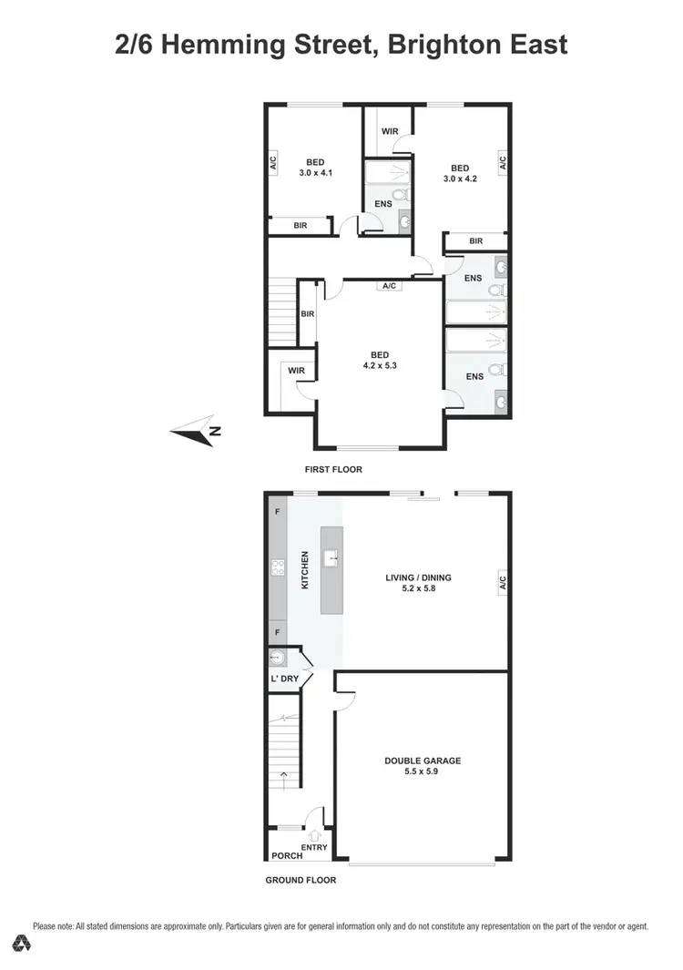Floorplan of Homely house listing, 2/6-8 Hemming Street, Brighton East VIC 3187