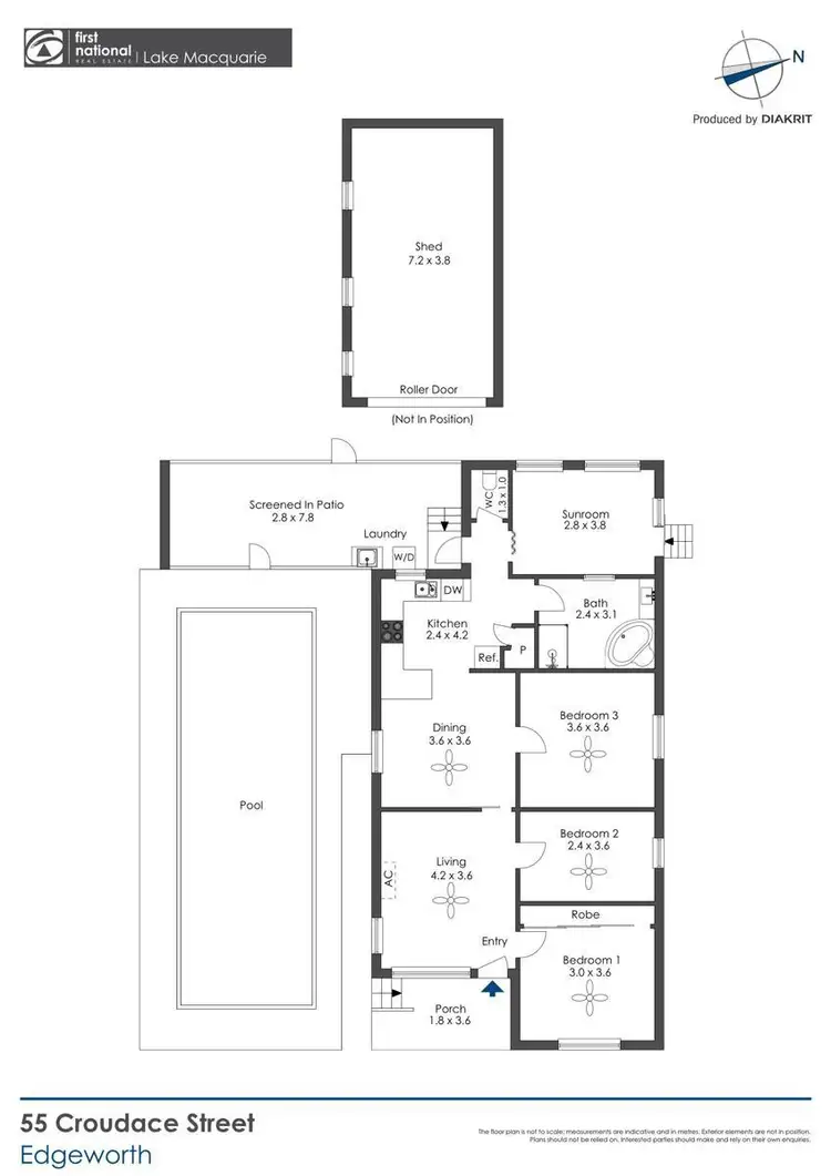 Floorplan of Homely house listing, 55 Croudace Street, Edgeworth NSW 2285