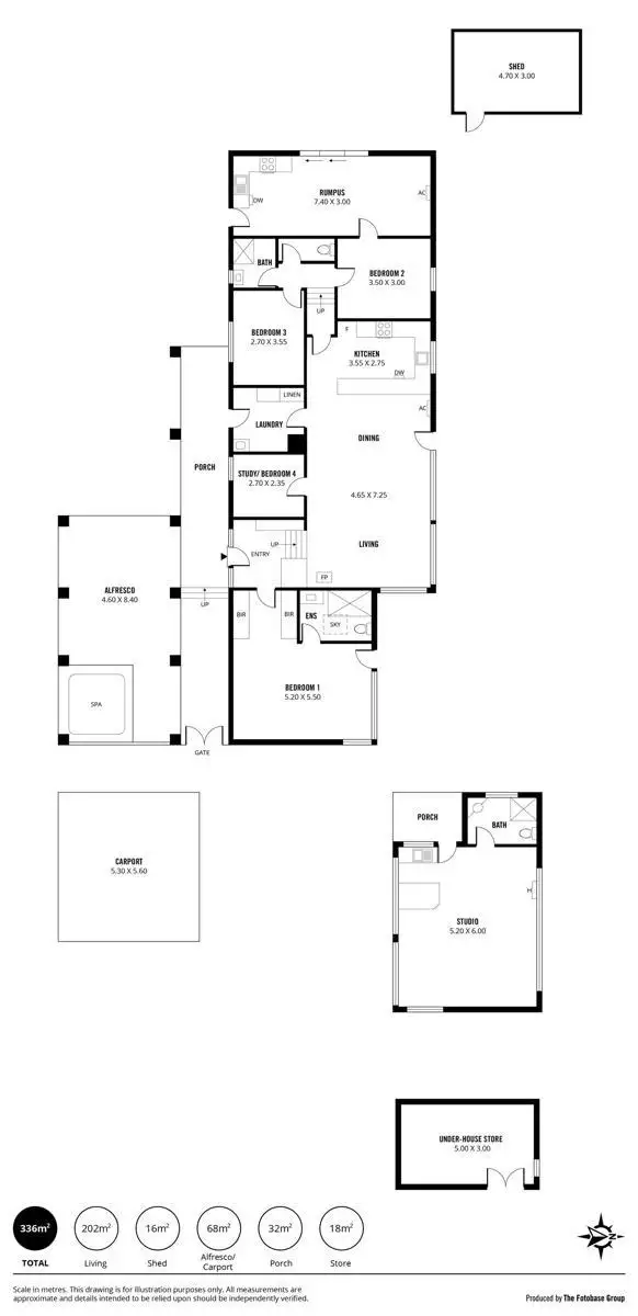 Floorplan of Homely house listing, 6 Acacia Road, Hawthorndene SA 5051