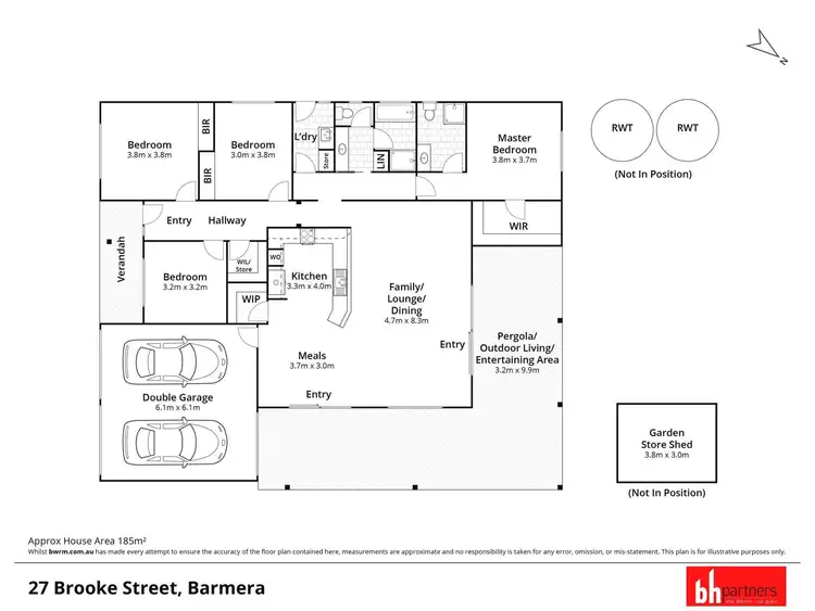 Floorplan of Homely house listing, 27 Brooke Street, Barmera SA 5345