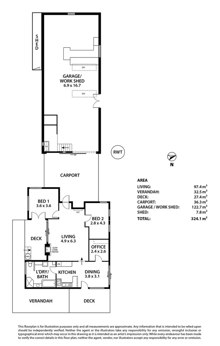 Floorplan of Homely house listing, 33 Randall Street, Mannum SA 5238