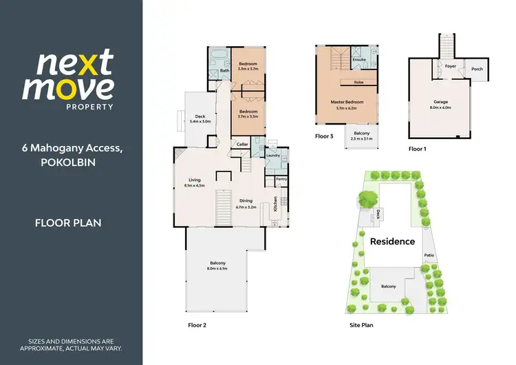 Floorplan of Homely house listing, 6 Mahogany Drive, Pokolbin NSW 2320