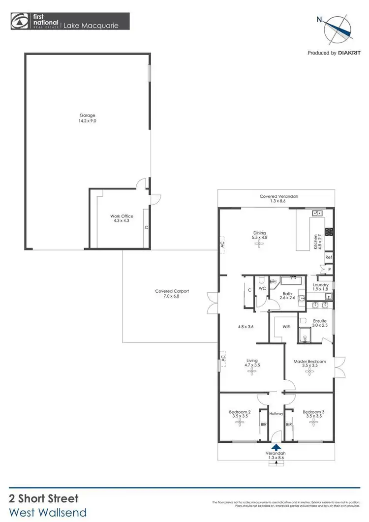 Floorplan of Homely house listing, 2 Short Street, West Wallsend NSW 2286