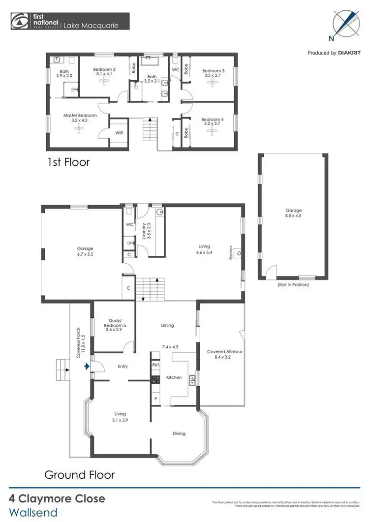 Floorplan of Homely house listing, 4 Claymore Close, Wallsend NSW 2287
