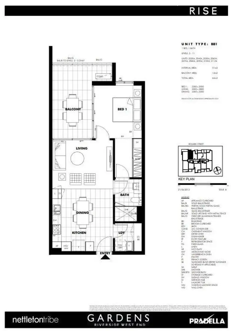 Floorplan of Homely house listing, 20304/60 Rogers Street, West End QLD 4101