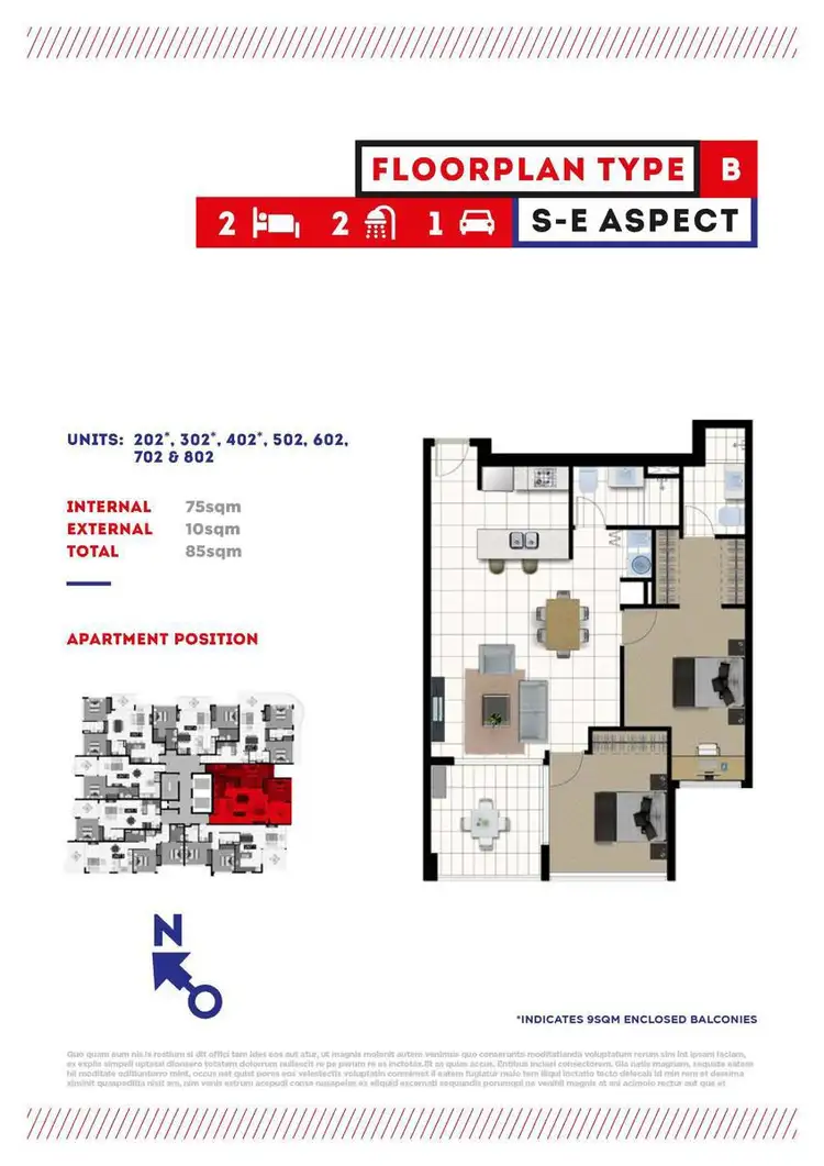 Floorplan of Homely house listing, 602/50 McLachlan Street, Fortitude Valley QLD 4006