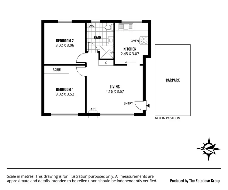 Floorplan of Homely unit listing, 3/8 Wemyss Avenue, Hawthorn SA 5062
