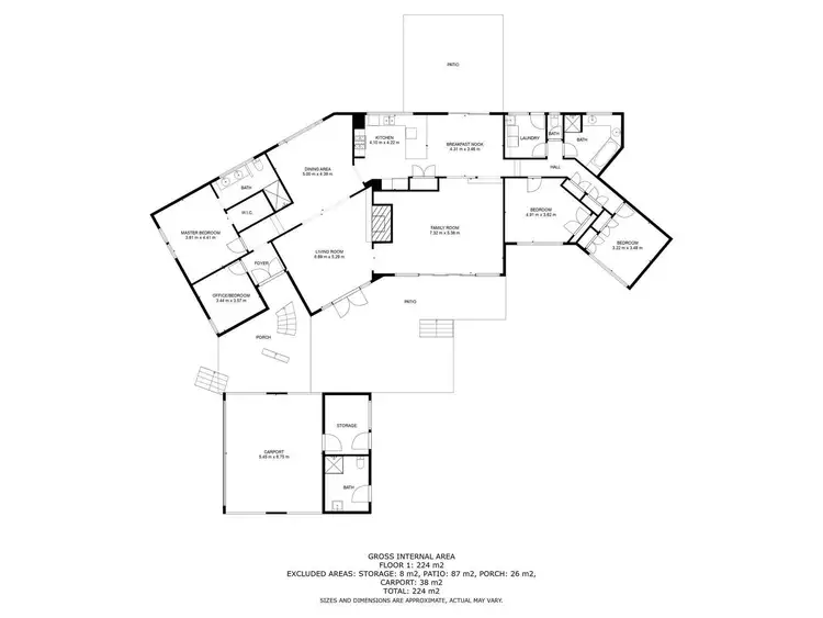 Floorplan of Homely house listing, 406 Carlma Crescent, Lavington NSW 2641