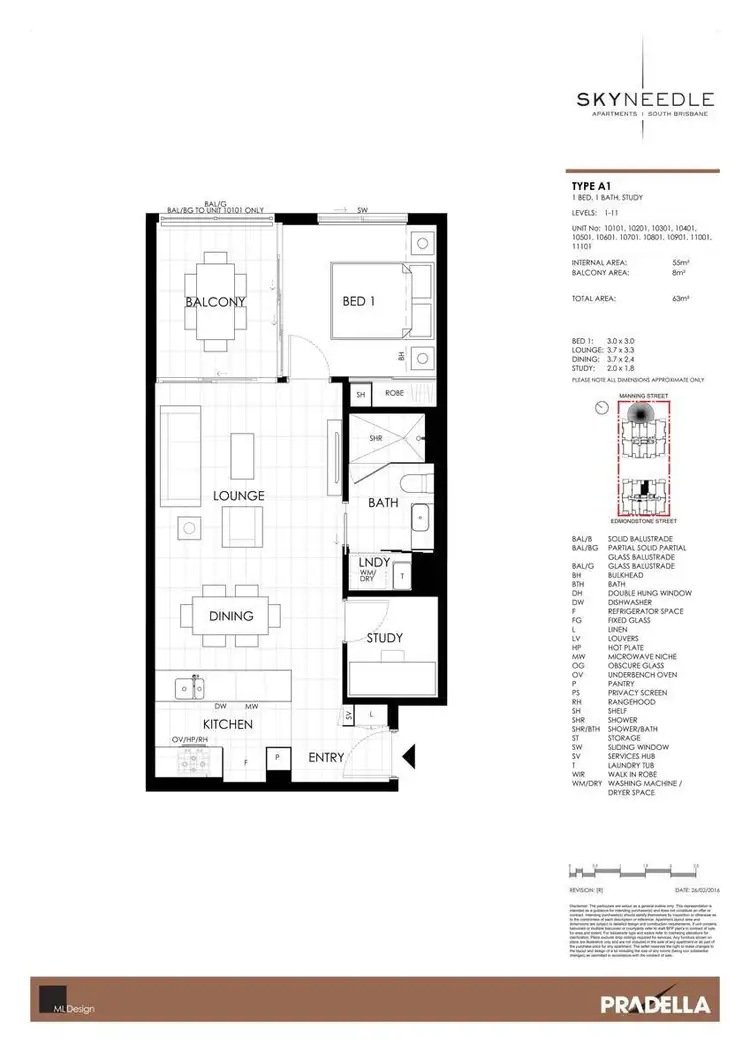 Floorplan of Homely house listing, 11101/16 Edmondstone Street, South Brisbane QLD 4101