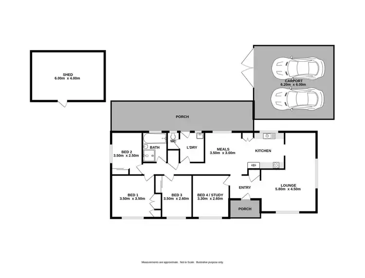Floorplan of Homely house listing, 16 Gayview Drive, West Wodonga VIC 3690