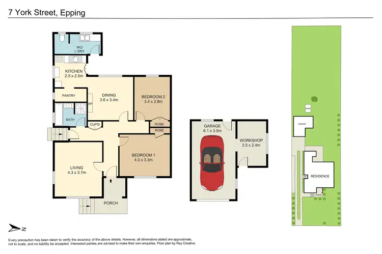 Floorplan of Homely house listing, 7 York Street, Epping NSW 2121