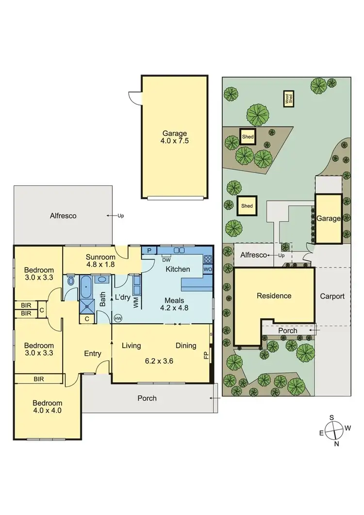 Floorplan of Homely house listing, 15 Herbert Street, Dallas VIC 3047