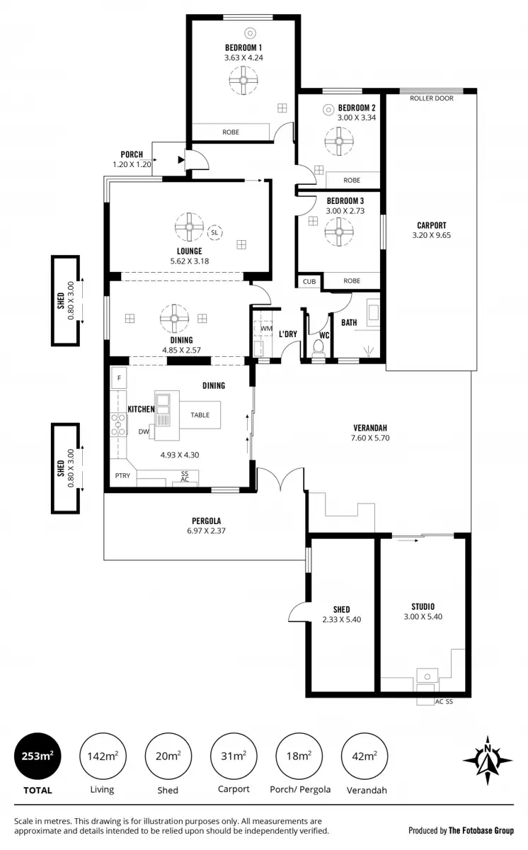 Floorplan of Homely house listing, 3 Golflands Terrace, Glenelg North SA 5045