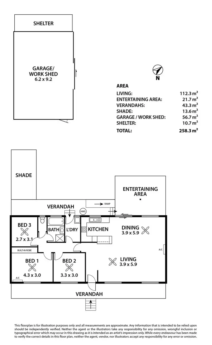 Floorplan of Homely house listing, 23 Walker Avenue, Mannum SA 5238