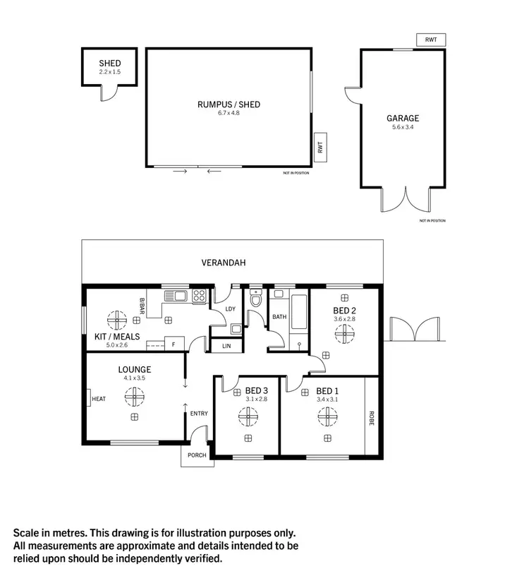 Floorplan of Homely house listing, 32 Woodland Road, Mitchell Park SA 5043
