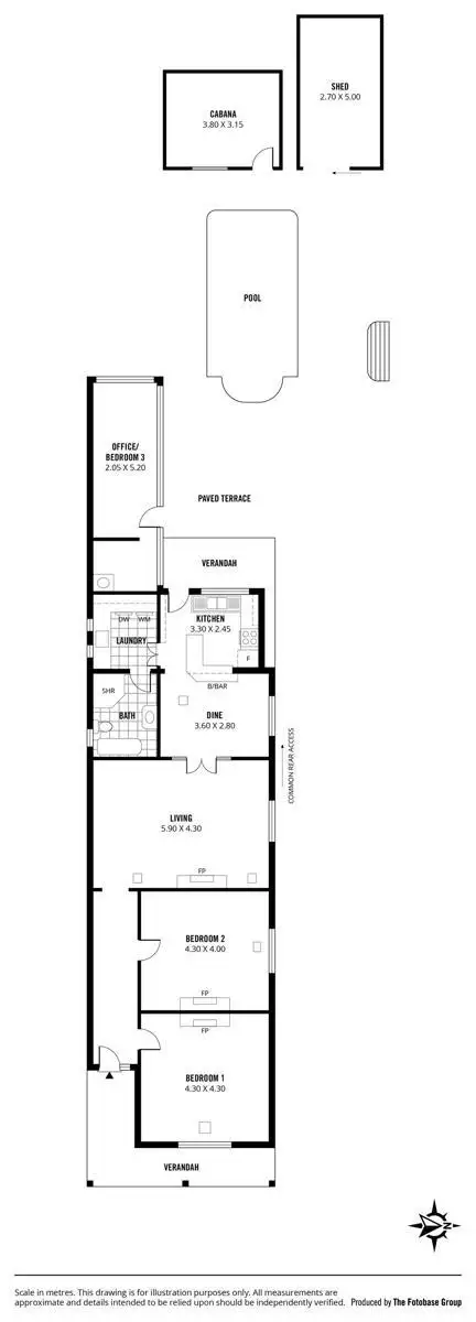Floorplan of Homely house listing, 19 Yulinda Terrace, Lower Mitcham SA 5062