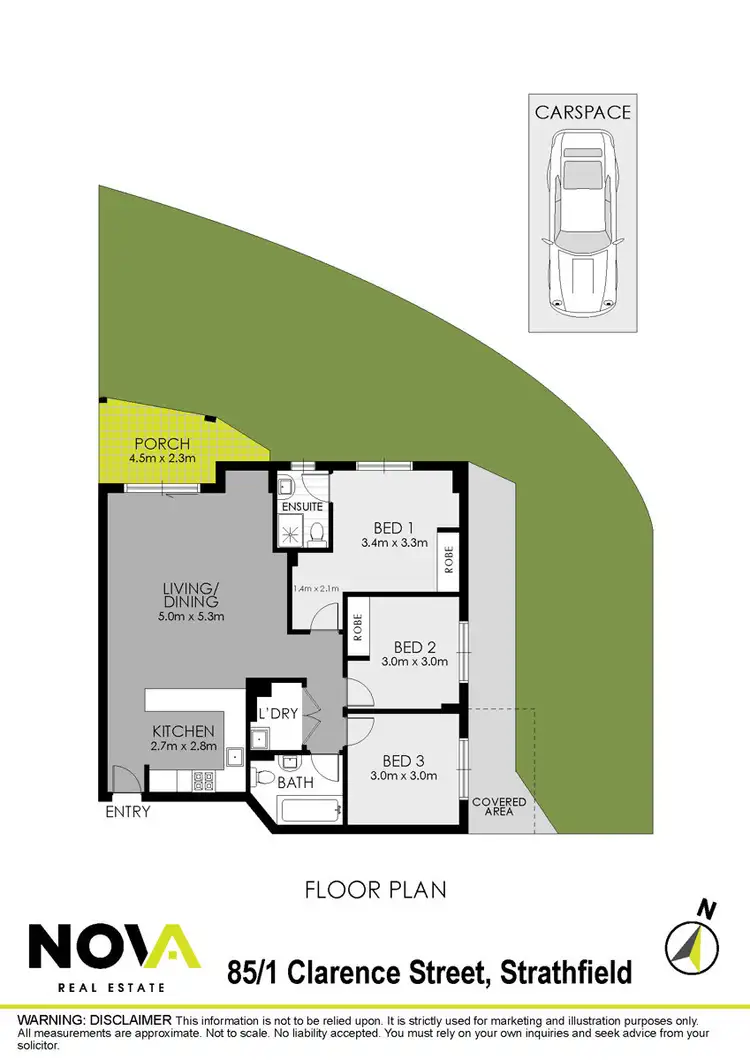 Floorplan of Homely apartment listing, 85/1 Clarence Street, Strathfield NSW 2135