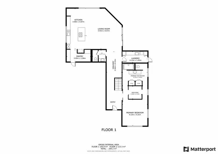 Floorplan of Homely house listing, 66 Fairways Drive, Mildura VIC 3500