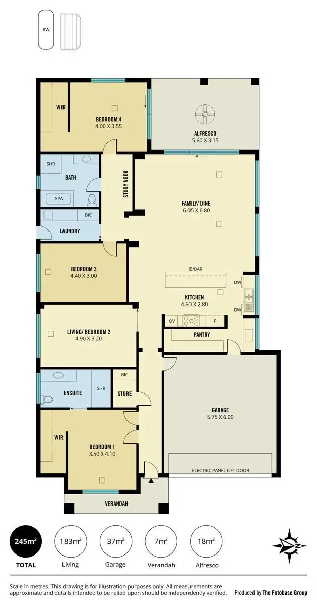 Floorplan of Homely house listing, 19a Brenda Terrace, Largs North SA 5016